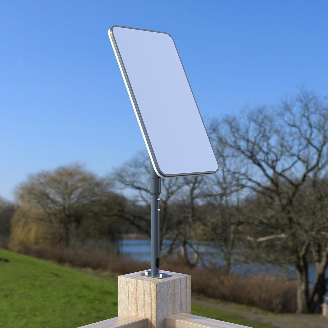 Alt view image 4 of 5 - Holicfun Short Pole Mount for Starlink Standard Actuated (Gen 2) and Starlink High Performance Dish