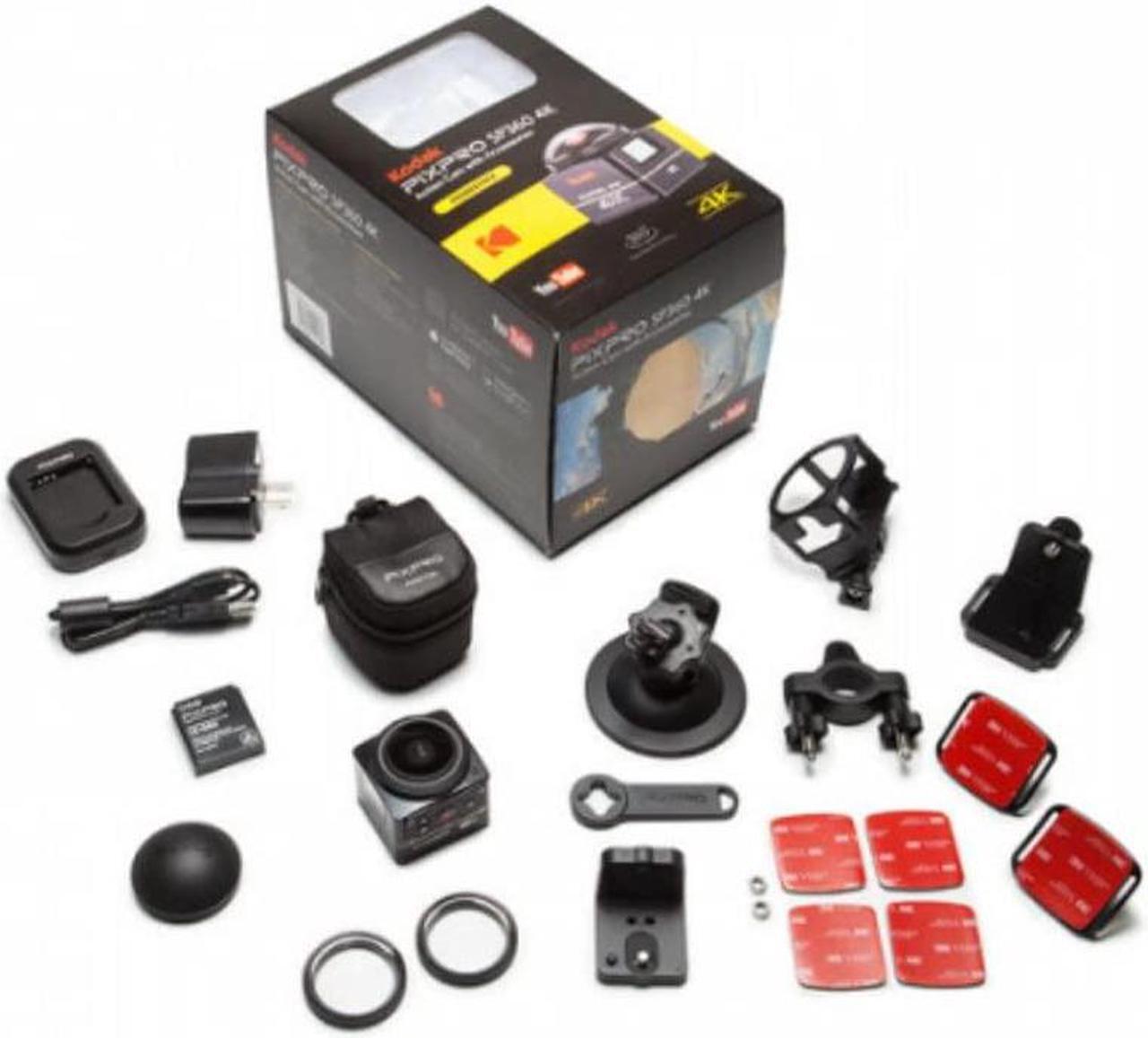 Alt view image 2 of 4 - Kodak PIXPRO SP360 4K Premier Pack VR Camera