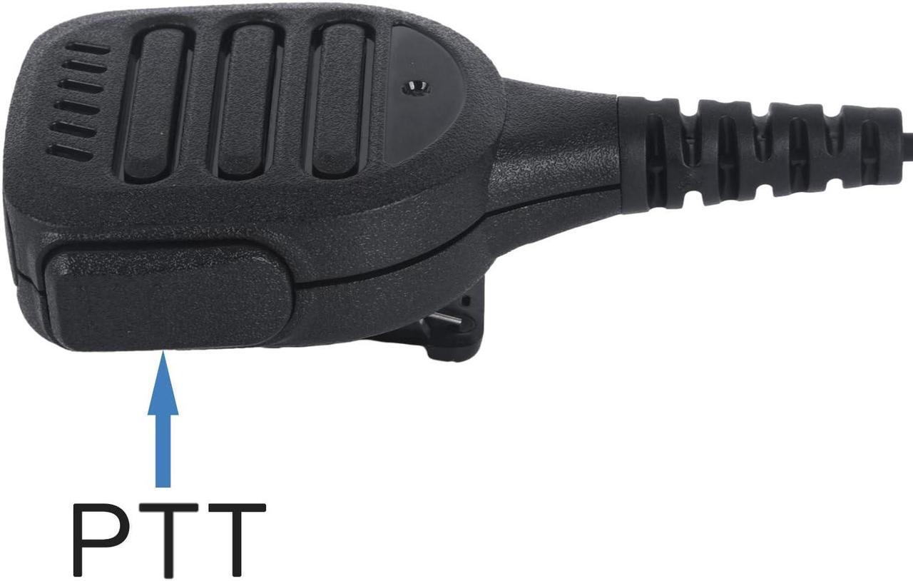 Alt view image 5 of 5 - JUYODE Waterproof Radio Speaker Mic Walkie Talkie Shoulder Handheld Microphone with PTT for APX4000 APX6000 APX7000 APX8000 XPR6350 XPR6550 XPR7350 XPR7550 XPR7550e SRX2200 Orange (APX-01)
