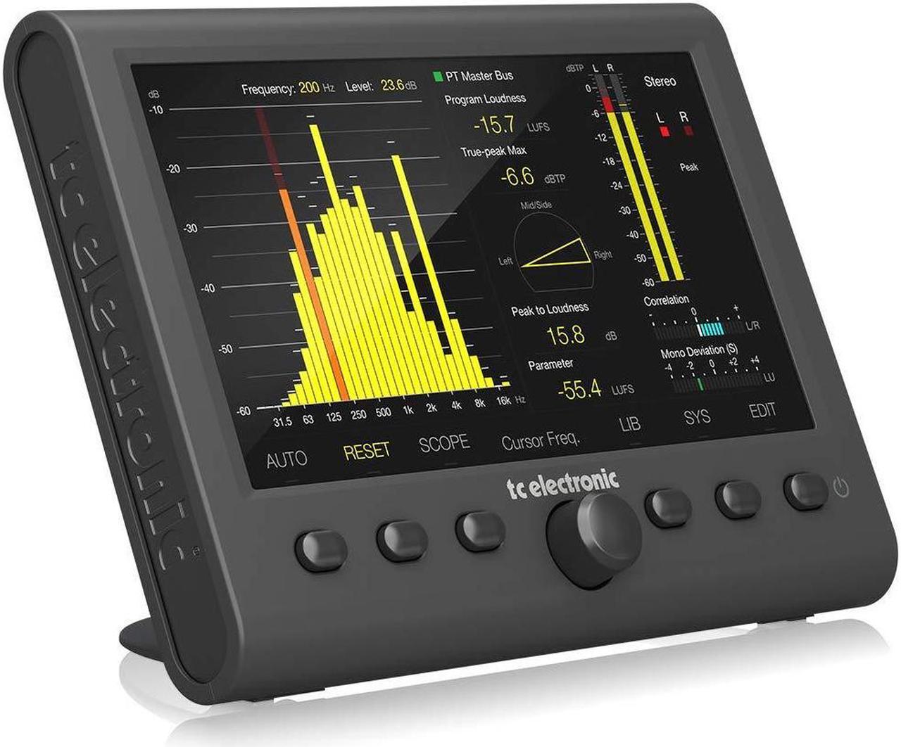 Alt view image 2 of 5 - TC Electronic CLARITY M STEREO Stereo Audio Meter with 7" High Resolution Display and USB Connection for Plug-In Metering