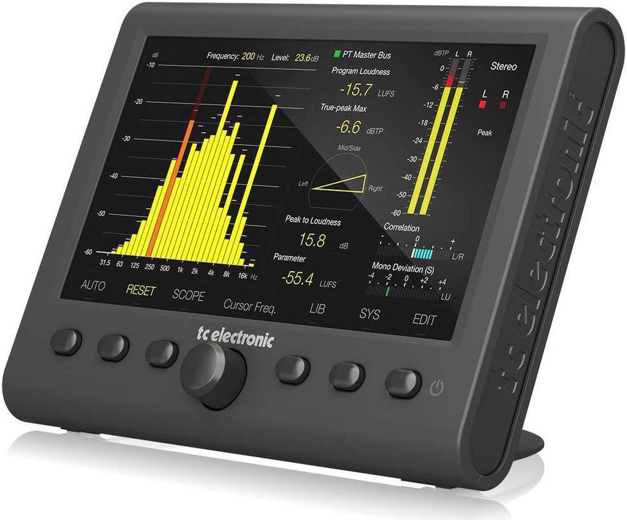 Alt view image 3 of 5 - TC Electronic CLARITY M STEREO Stereo Audio Meter with 7" High Resolution Display and USB Connection for Plug-In Metering