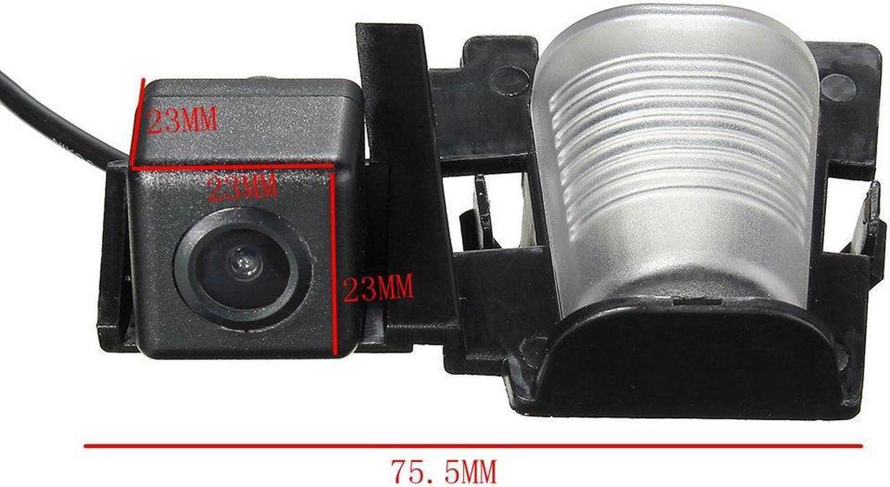 Alt view image 3 of 5 - Navinio Waterproof Backup Camera Color Car Rear View Camera 170 Degree Viewing Angle License Plate with Night Vision for Jeep Wrangler Rubicon/Sahara/Unlimited Sahara (HD Camera)