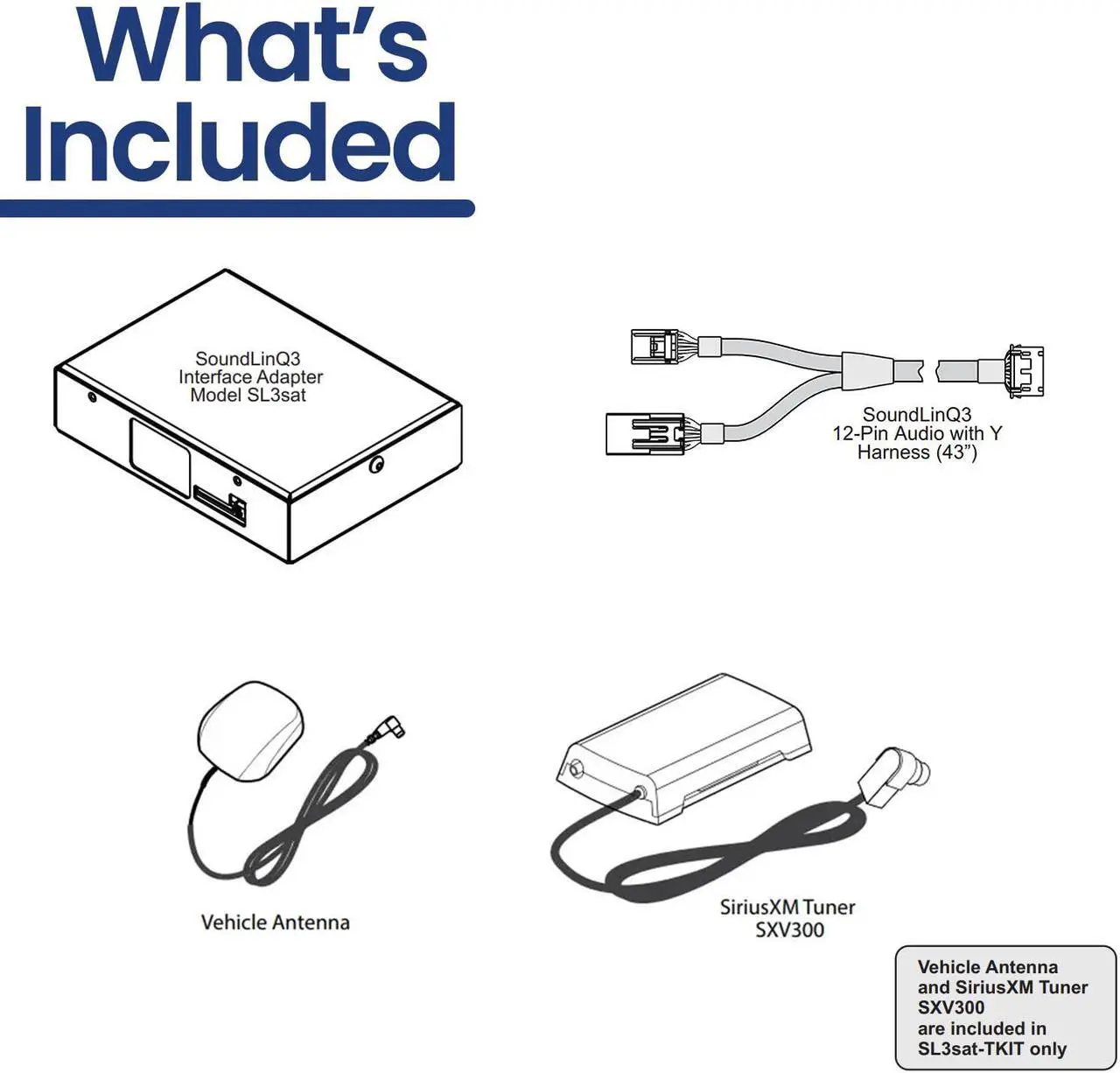 Alt view image 2 of 5 - VAIS Technology SL3sat-T-w/Tuner Kit tuner kit SiriusXM Satellite Radio Add-on Adapter - Compatible with Toyota Models - Automotive Grade Quality & DIY Installation