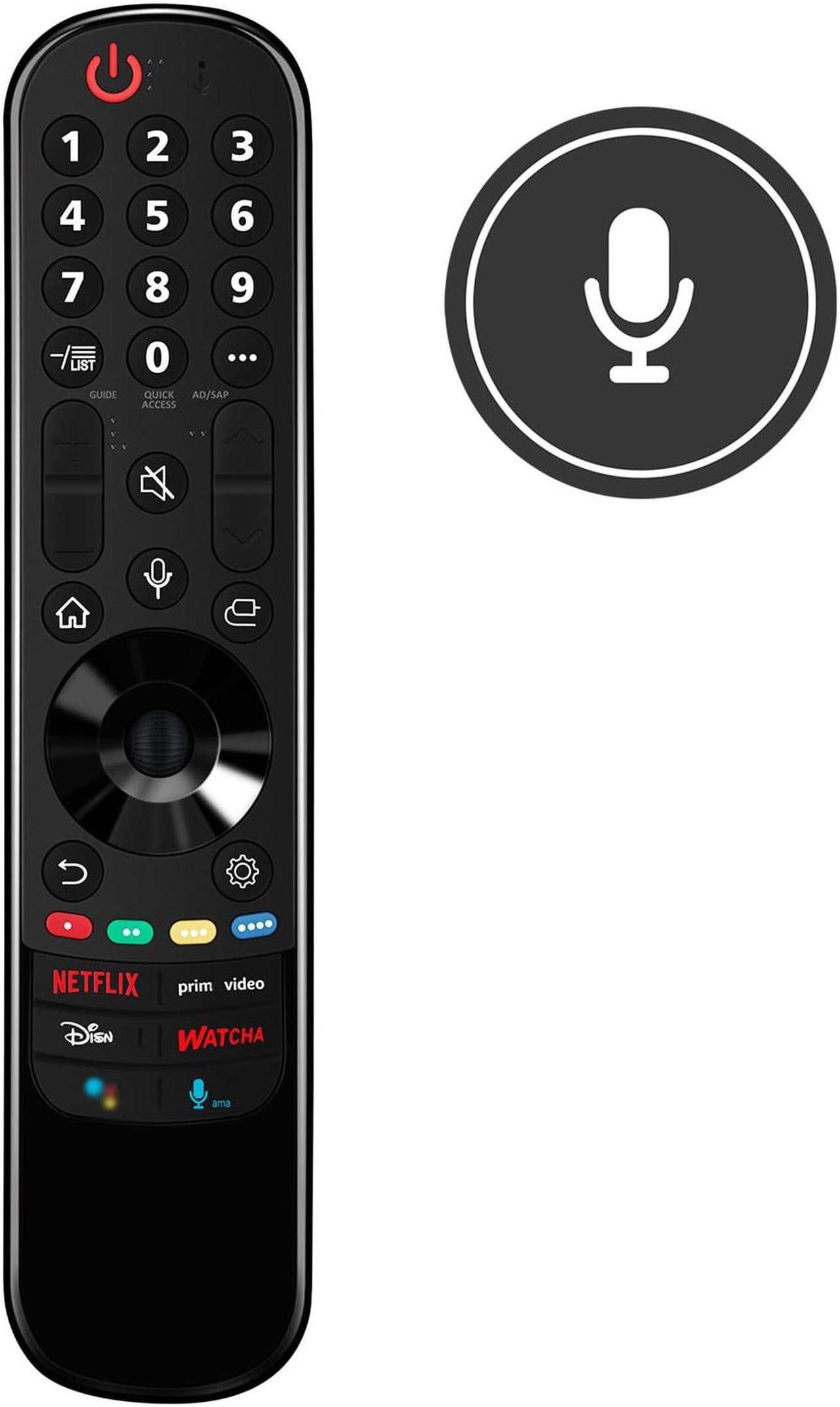 Alt view image 2 of 5 - AN-MR21GC Voice Replace Remote fit for LG TV OLED55G1PUA 86QNED99UPA 75NANO99 86NANO90UPA 86NANO75UPA 55NANO85UNA OLED65G1PUA OLED77G1PUA 55NANO90UPA OLED48C1PUB 75NANO85APA 86NANO85APA 70NANO75UPA