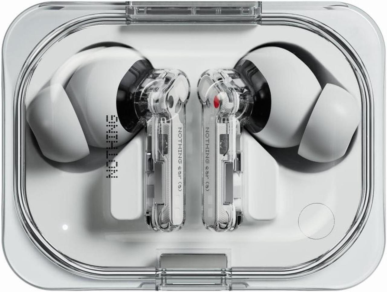 Main image of Nothing Ear (a) Wireless Earbuds with ChatGPT Integration, 45dB Hybrid Noise Cancelling Earbuds, Hi-Res Audio, Advanced Equaliser, Dual Connect, 6 Mics, 42.5H Playtime Earbuds Wireless Bluetooth White