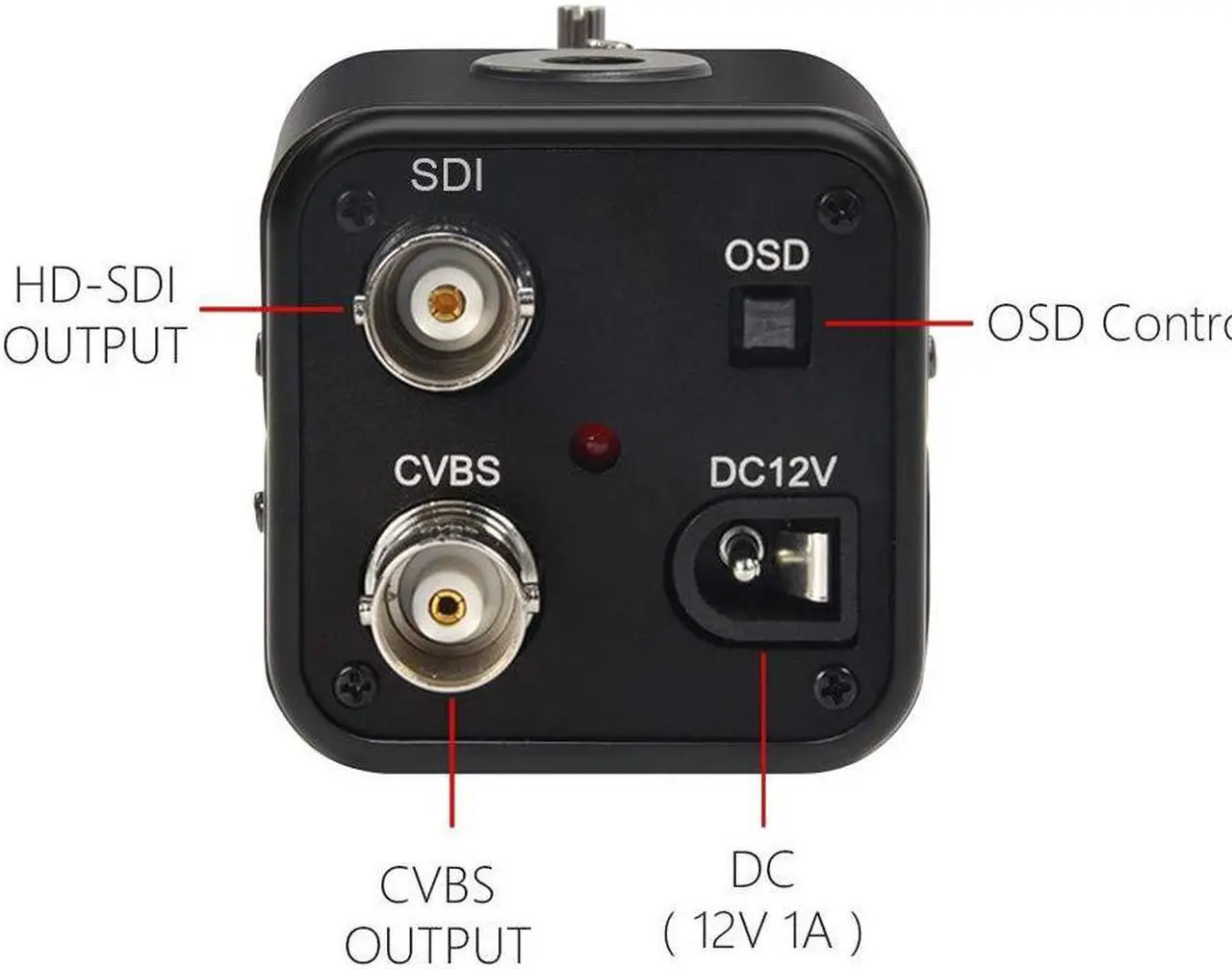 Alt view image 3 of 5 - MOKOSE SDI Camera, HD-SDI 2 MP 1080P HD Digital CCTV Security Camera, 1/2.8 High Sensitivity Sensor CMOS with 5-50mm Manual Varifocal HD Lens