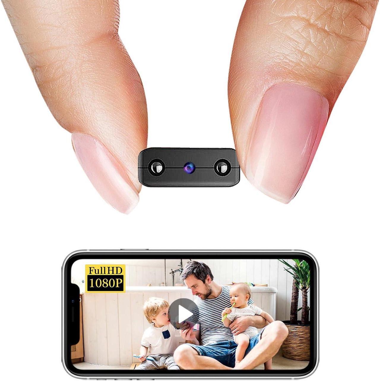 Main image of Smallest Wireless WiFi Camera,HD1080P WiFi Security Camera,Portable Small Vdeo Surveillance,Baby Monitor with Night Vision,Motion Detection,Cloud Storage,Remote Viewing for Security with iOS Android