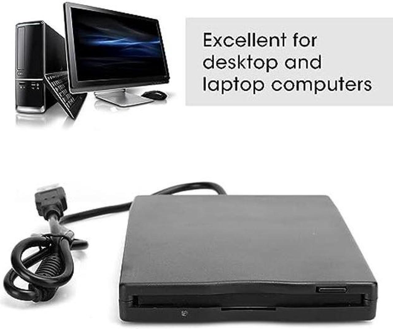Alt view image 2 of 5 - 3.5 Floppy Disk Reader, Portable 3.5 USB External Floppy Drive External Removable 3.5-Inch PC Floppy Drive Card Reader for Windows