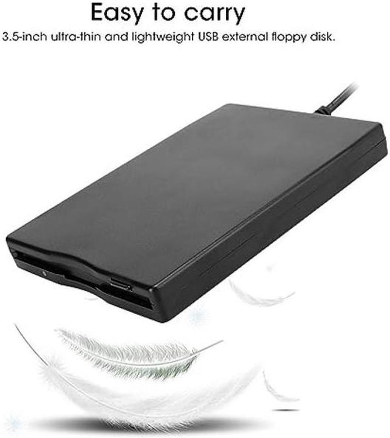 Alt view image 3 of 5 - 3.5 Floppy Disk Reader, Portable 3.5 USB External Floppy Drive External Removable 3.5-Inch PC Floppy Drive Card Reader for Windows
