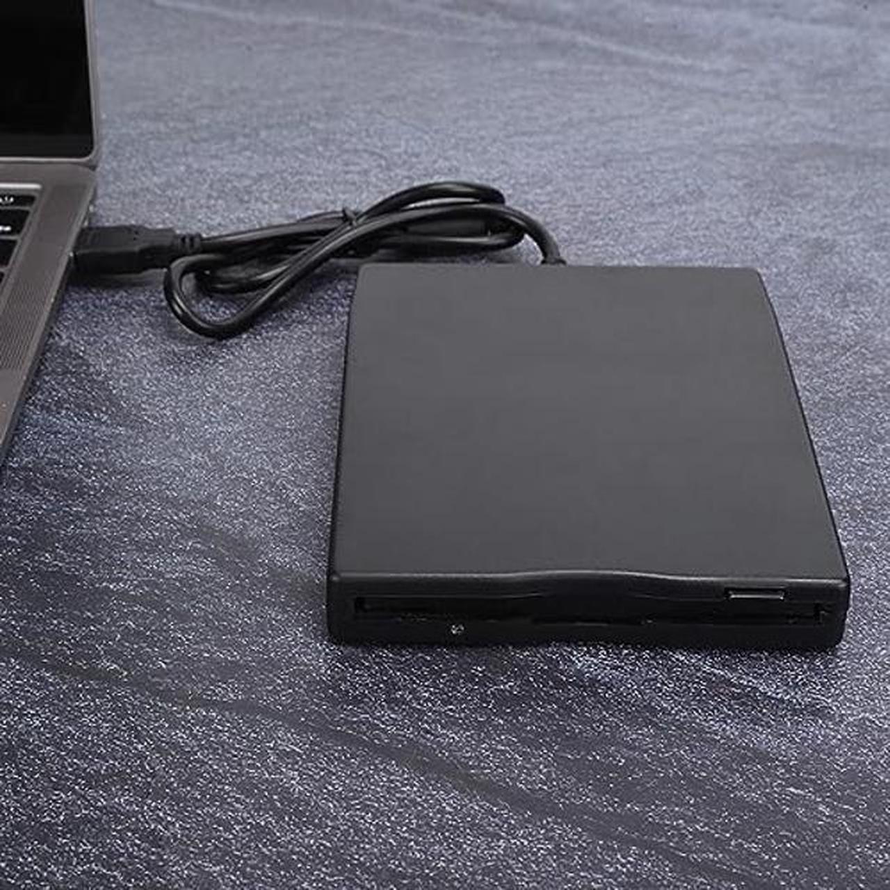 Alt view image 5 of 5 - 3.5 Floppy Disk Reader, Portable 3.5 USB External Floppy Drive External Removable 3.5-Inch PC Floppy Drive Card Reader for Windows