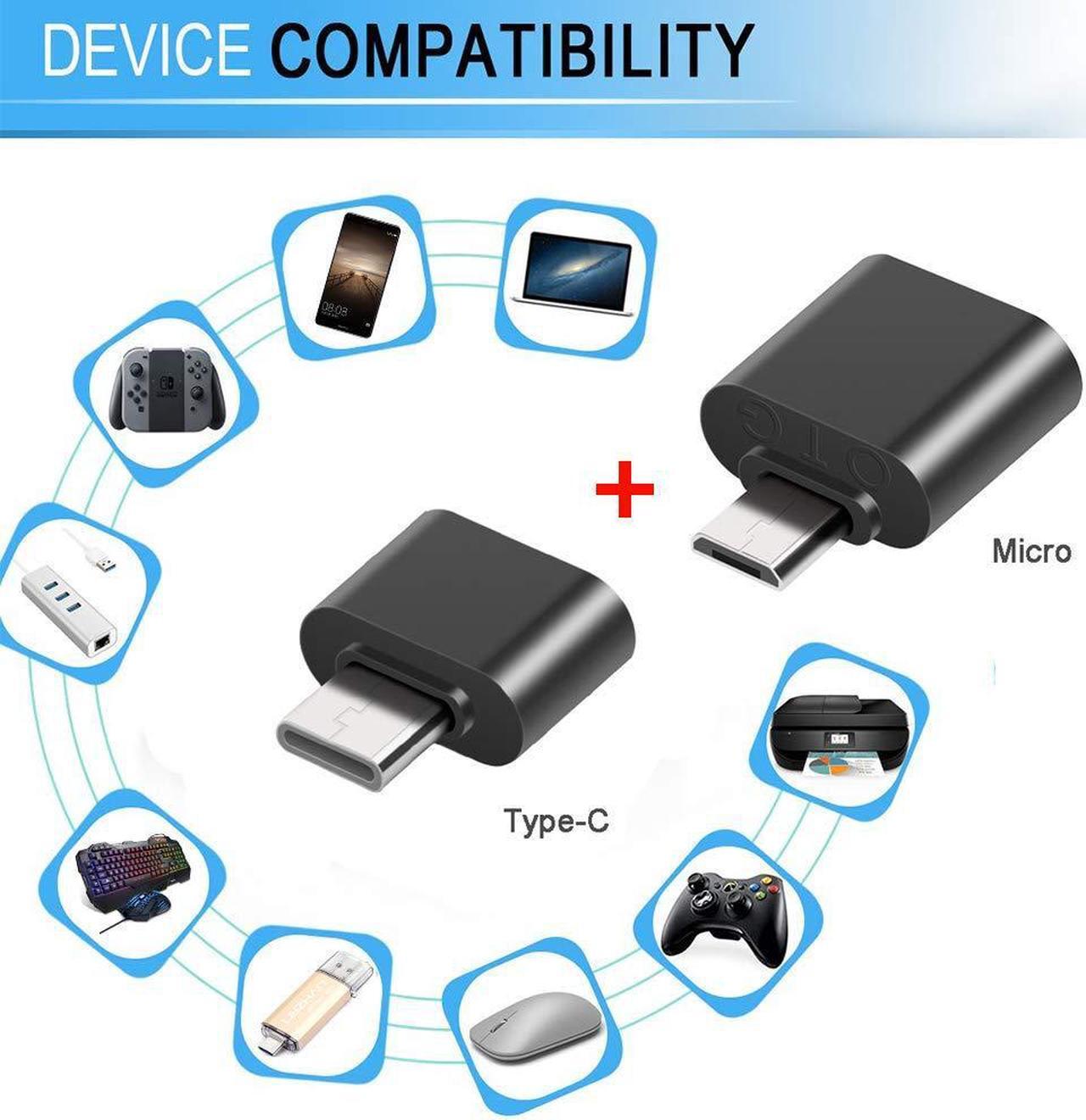 Alt view image 3 of 5 - leizhan USB C Flash Drive 128GB, Type-C USB Memory Stick for Samsung Galaxy S10+, S10e, S10,S9, Note 9, S8,Google Pixel XL Thumb Drive, with USB OTG Adapter Micro and Type-C USB to USB Converter