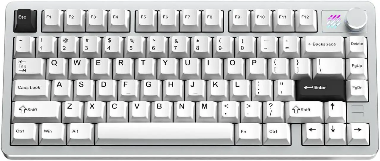 Main image of SUEHIODHY FURYCUBE F75 Mechanical Keyboard, 75% Aluminum Keyboard VIA-programmable Custom Hot Swappable,Gasket Structure,RGB Backlit Gaming Keyboard for PC/Tablet/PS
