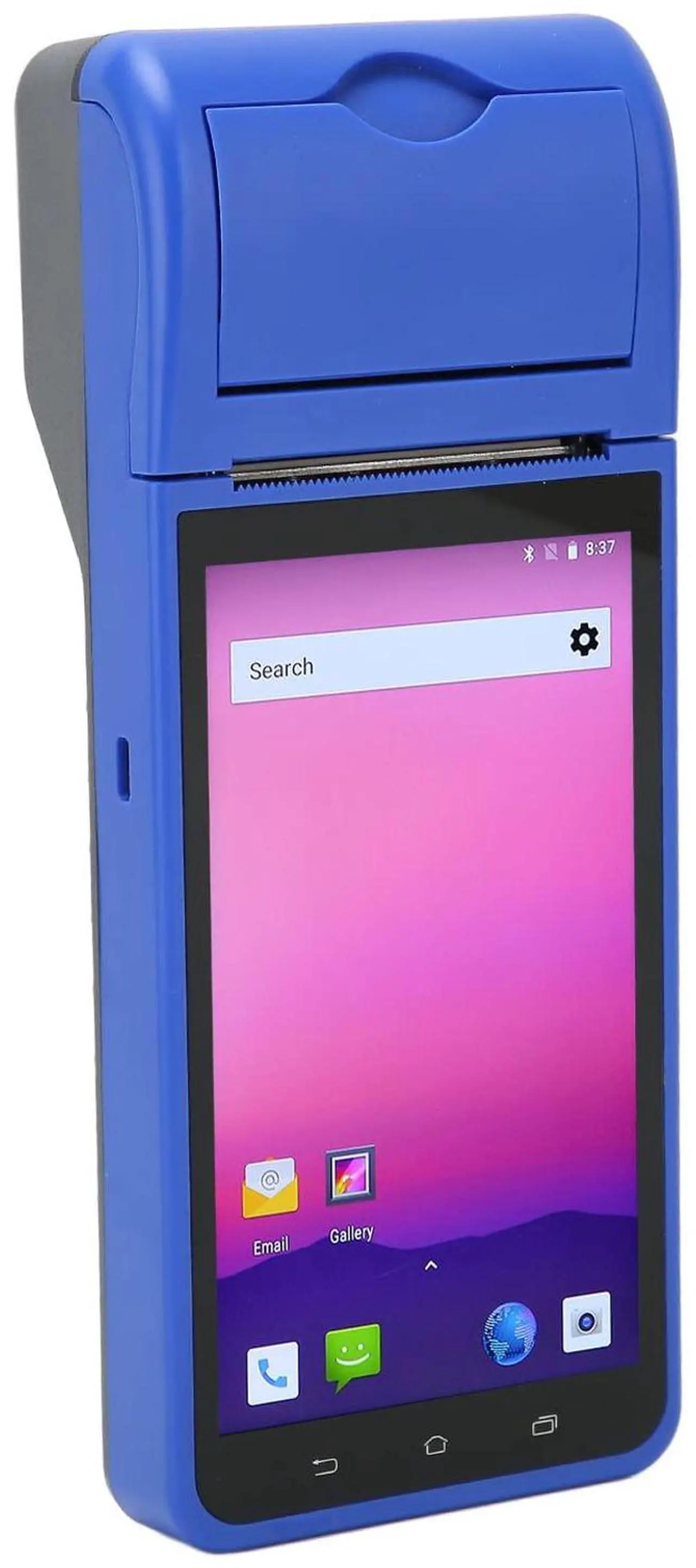 Alt view image 5 of 5 - Handheld POS Machine, 1280 X 720 HD Screen Thermal Printing Auto Focusing Receipt Printer Portable Smart Mobile POS Terminal Payment Kit Ordering Machine(US)
