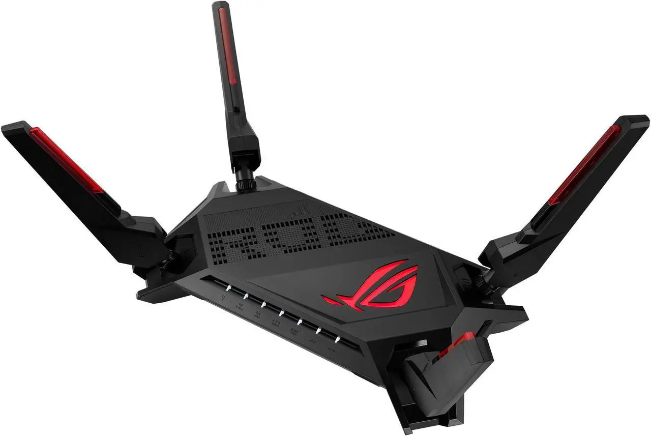 Main image of ASUS ROG Rapture WiFi 6 AX Gaming Router (GT-AX6000) Dual 2.5G WAN/LAN Ports, Quad-Core 2.0Ghz CPU, WAN Aggregation, AiMesh Compatible, Lifetime Internet Security, Instant Guard, Aura RGB