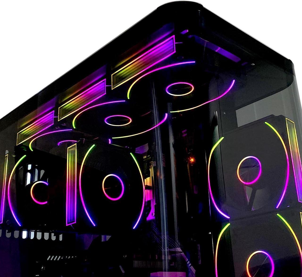 Alt view image 3 of 5 - EY120PRO UNI Fan,Triple Pack 120mm Daisy Chain Pc Fans, Forward 120mm Case Fan Suitable for Computer Case & CPU Cooler.