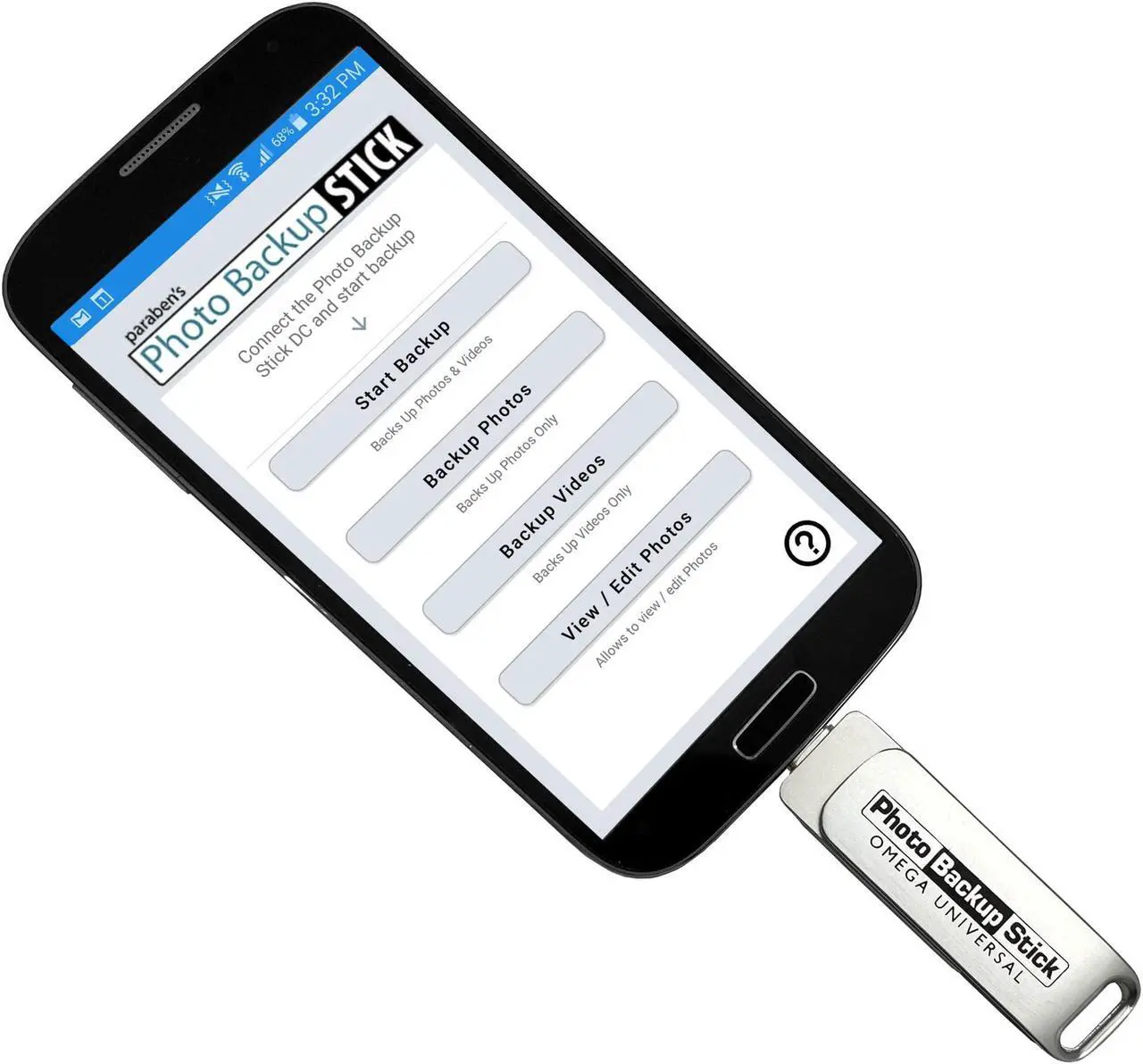 Alt view image 5 of 5 - Photo Backup Stick Omega Universal Picture and Video Backup for Any Device - iPhone, Android, Computer, Tablets (512GB)