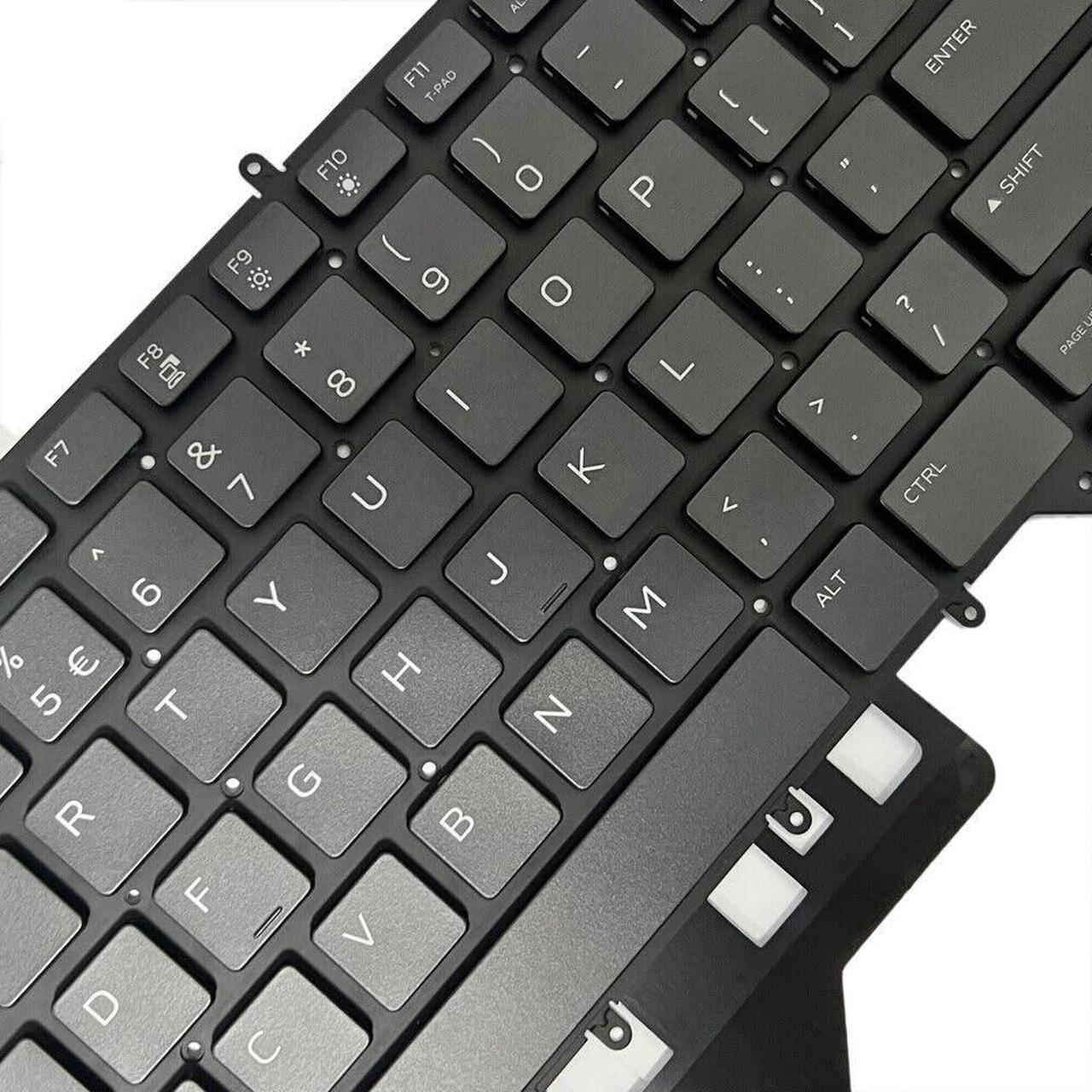 Alt view image 5 of 5 - JINTAI Backlit KeyBoard Replacement for Dell ALIENWARE M17 R2 M17 R3 RGB Backlit KeyBoard US BLACK CN: 019PK2 PK132VQ2C01