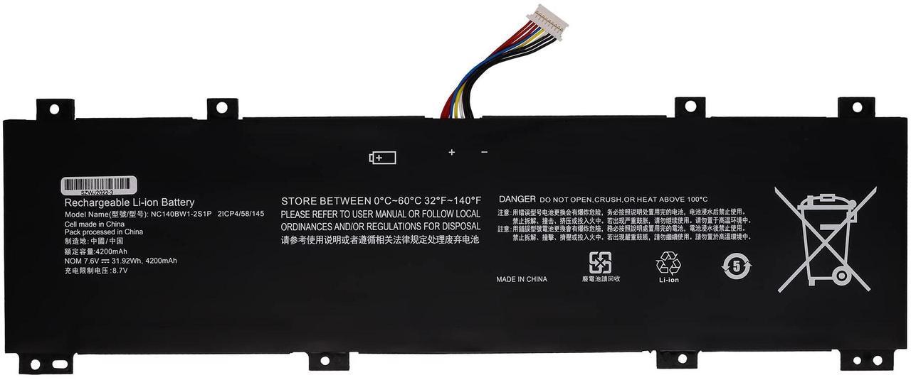 Main image of Vvsialeek New NC140BW1-2S1P 31.92Wh Laptop Battery Compatible with IdeaPad 100S-14IBR 14" Series 0813002