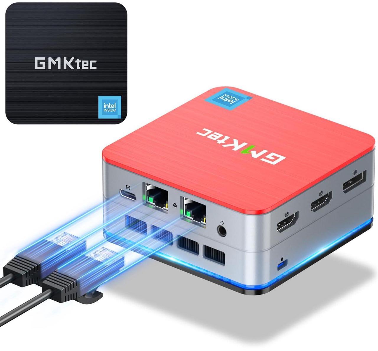 Main image of GMKtec G2 Plus Mini PC, Intel Twin Lake N150(Upgraded N100) up to 3.6GHz, Desktop Mini Computer Windows 11 Pro 12GB LPDDR5 RAM 512GB SSD WiFi 6 BT5.2 Red