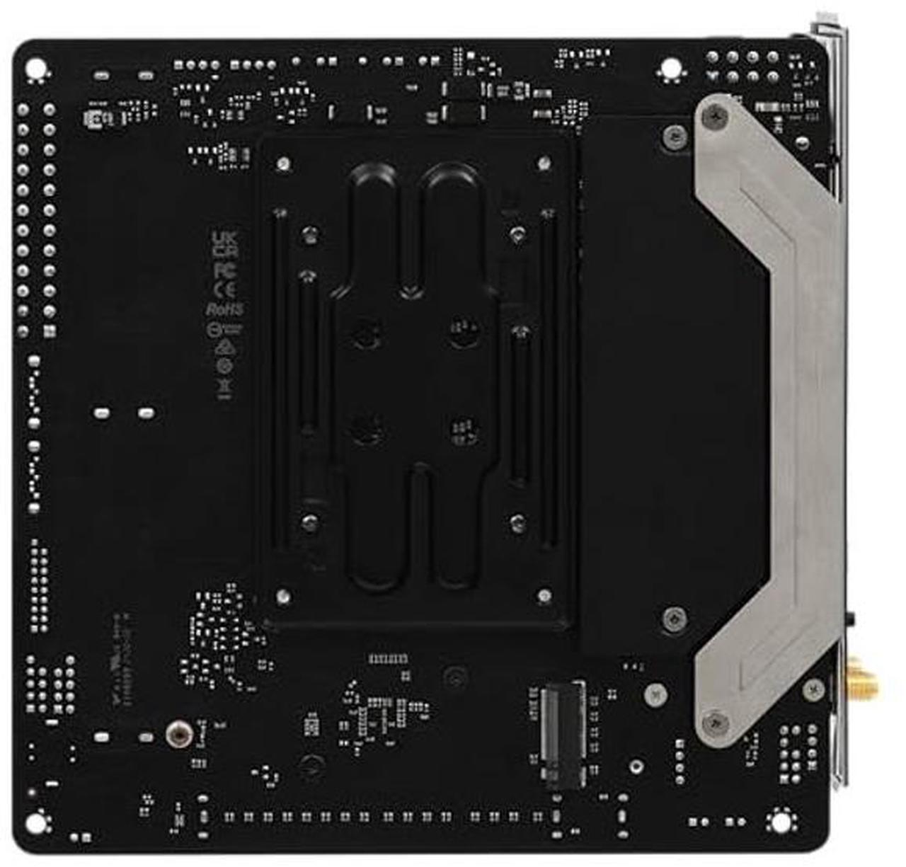 Alt view image 4 of 5 - ASRock AMD B850i Lightning WiFi 6E Socket AM5 Ryzen 9000/8000/7000 Series DDR5 8200+ (OC) MHz 128GB Mini ITX Motherboard M.2 SATA3 6.0 Gb/s PCIe 5.0 B850 BIOS Flashback