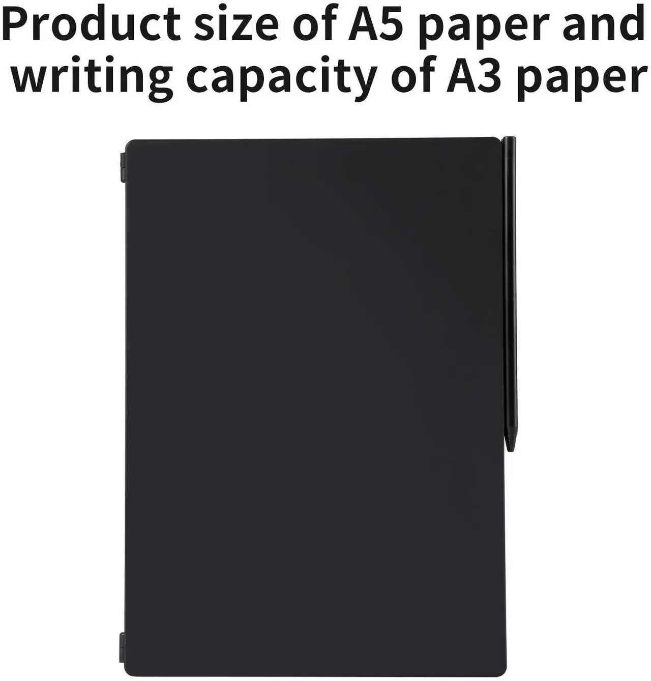 Alt view image 2 of 5 - 14.3 Inch Foldable LCD Writing Tablet - Rechargeable Digital Notepad for Adults, Dual Screen Reusable Electronic Notebook for Notes, Paperless Ewriter with Pen for Work & Travel