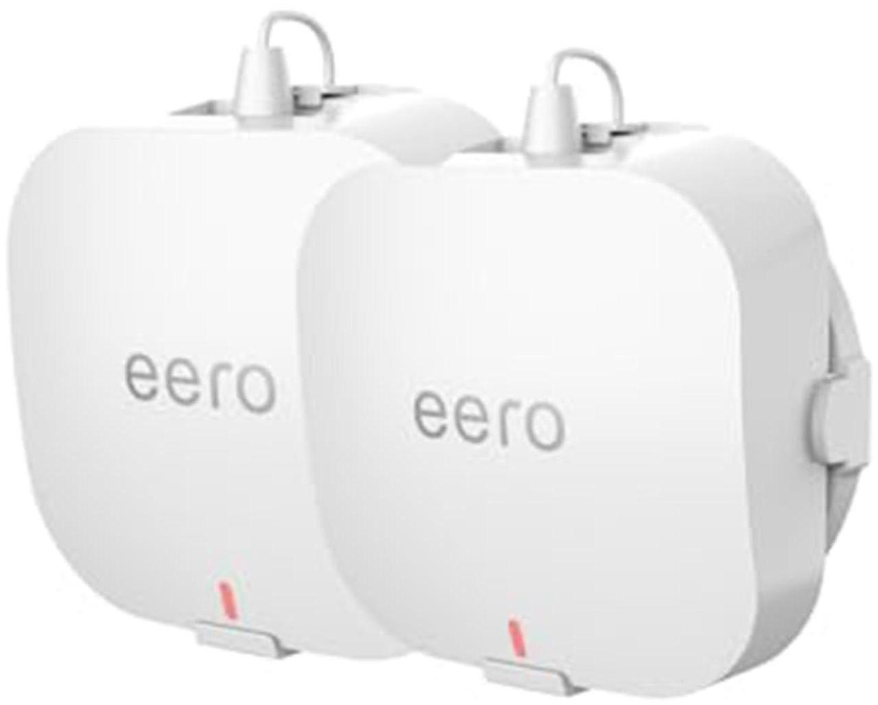 Main image of Professional Wall Mount for eero Pro 6/6E - Enhanced Cooling Design, Zero Signal Loss, Power Cable Management, Complete Installation Kit! (2 Pack)