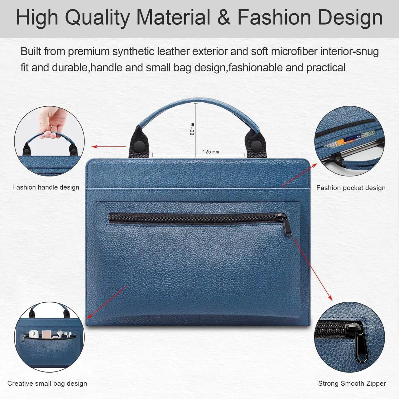 Alt view image 4 of 5 - Laptop Case Cover Sleeve for Samsung Galaxy Book2 Pro 13 NP930XED NP930XED-KA1US NP930XED-KF1US with Portable Bag with Bag Handle,Black