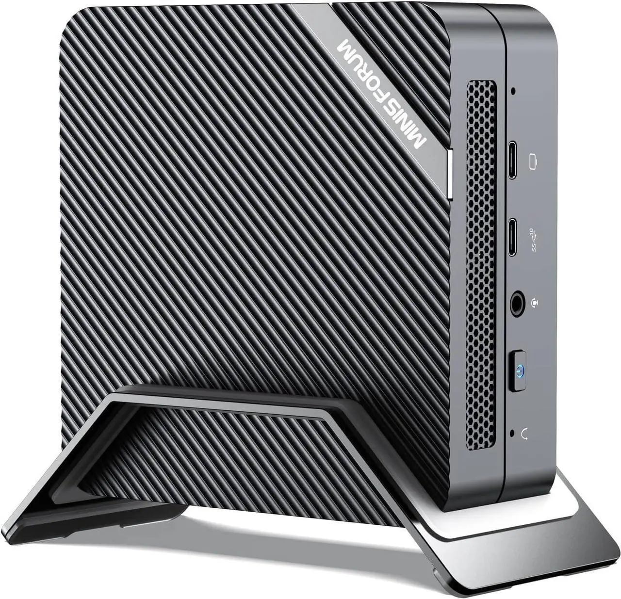 Main image of MINISFORUM Venus Series UM560 XT Mini PC AMD Ryzen 5 5600H 16G + 512GB PCIe SSD, DDR4 Micro PC, 2.5G LAN, 2xHDMI,1xUSB-C Triple 4K Outputs,4xUSB, AMD Radeon Graphics Desktop Computer