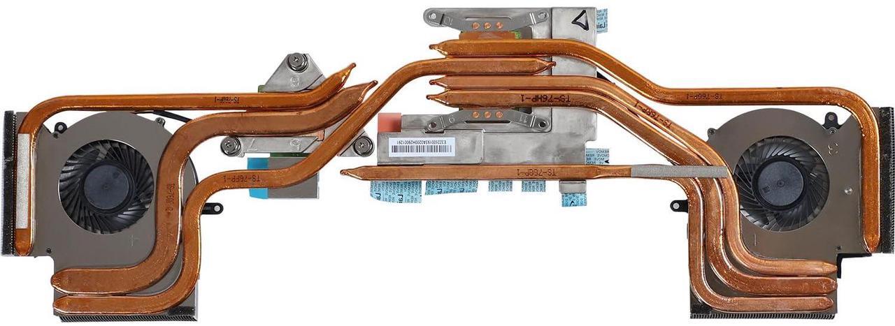 Alt view image 4 of 5 - YAEHUYING Replacement CPU+GPU Cooling Fan with Heatsink for MSI GE63 GE63VR 8RE 8RF, GL63 9RDS 8RE 8RD 8RC, GP63 8RE 8RD, MS-16P3 MS-16P5 MS-16P6 P/N: PAAD06015SL N383 N384 E322500193A02