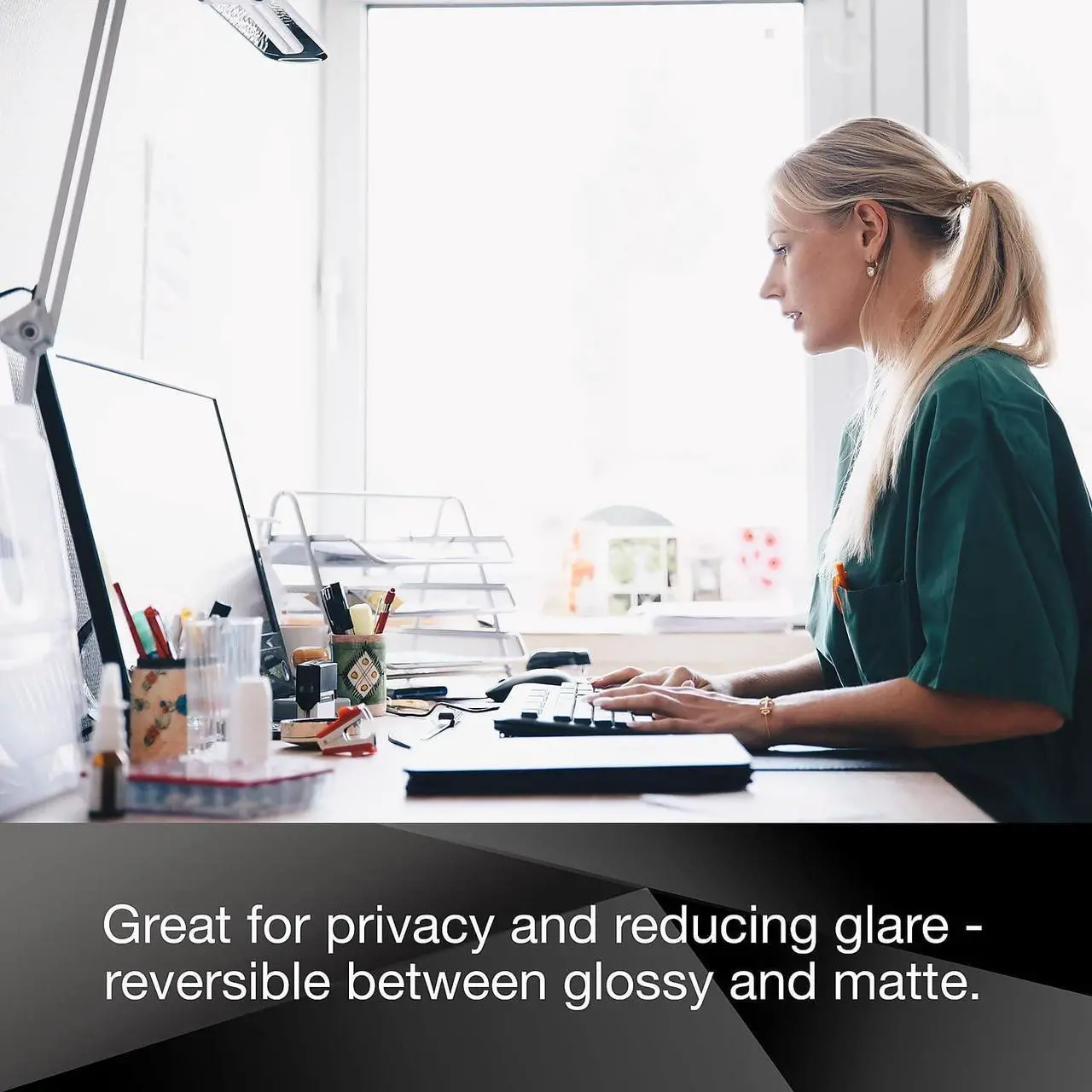 Alt view image 2 of 5 - 3M Privacy Filter for 27in Full Screen Monitor COMPLY Magnetic Attach (16:9 aspect ratio)