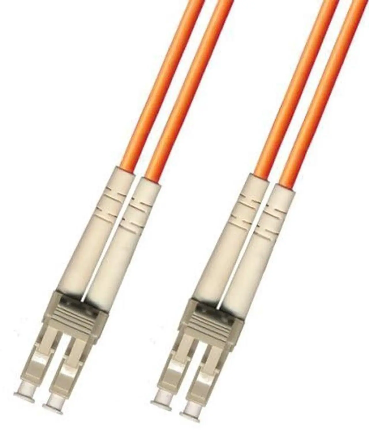 Alt view image 2 of 5 - 100 Meter Multimode Duplex Fiber Optic Cable (50/125) - LC to LC - Orange