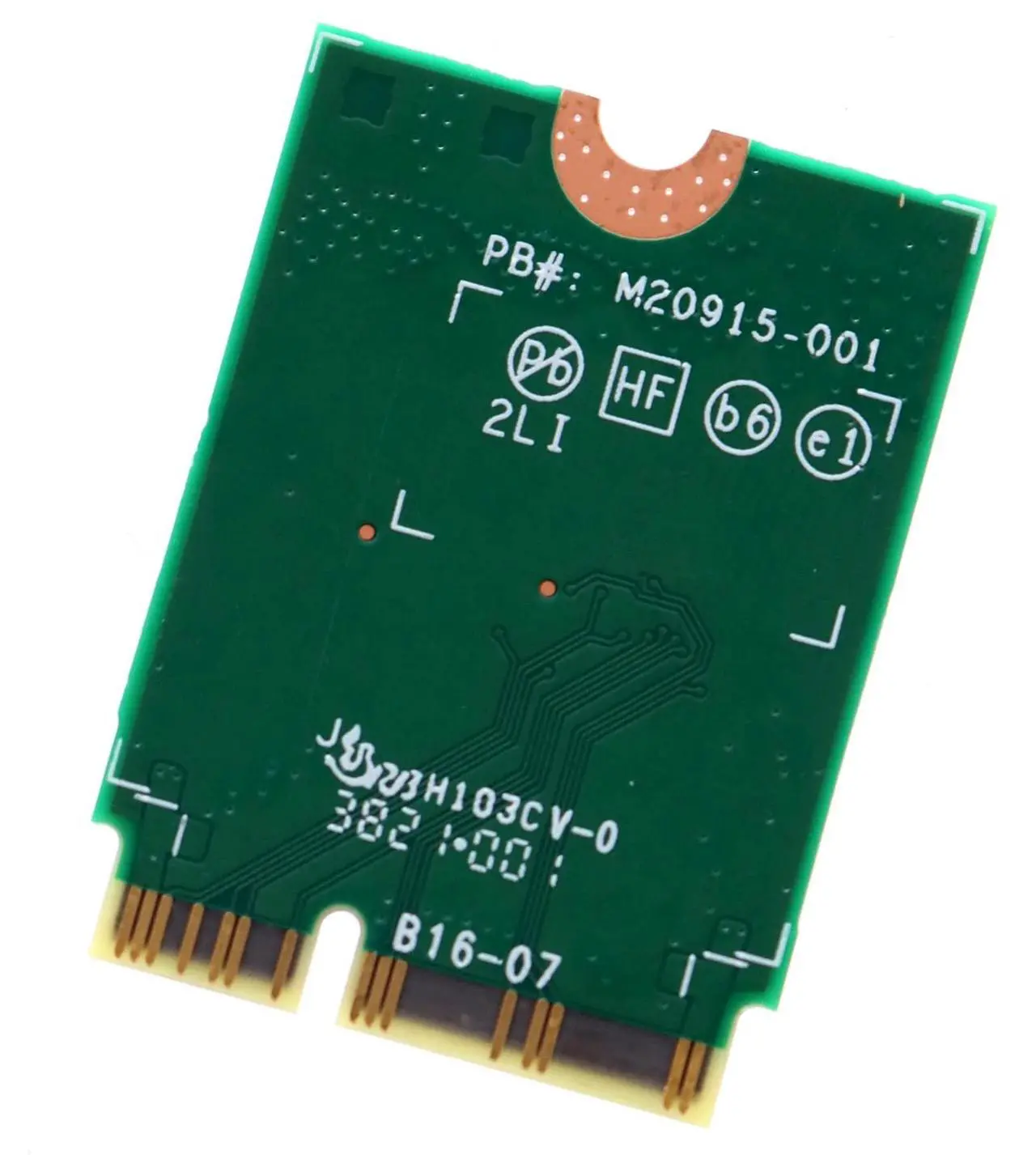 Alt view image 3 of 3 - Deal4GO 1690i AX411NGW 802.11AX 6GHz Wi-Fi 6E M.2 CNVio2 Tri Band 2.4Gbps Wireless WiFi Adapter w/Bluetooth 5.3 9TY45 for Intel AX411 Windows 10/11