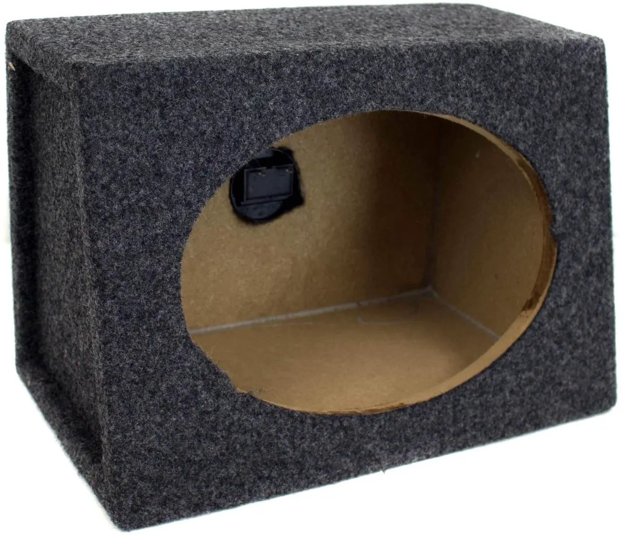 Alt view image 5 of 5 - QPower 2-Pack 6x9 Inch Speaker Box Enclosures, Angled Style, Black - Car Stereo and Sound System Accessories - Portable Audio Equipment for Vehicles