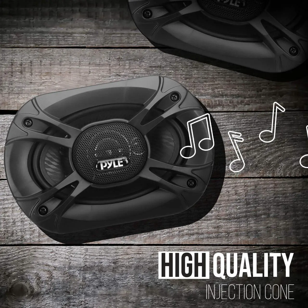 Alt view image 3 of 5 - Pyle 3-Way Universal Car Stereo Speakers - 300W 5x7 Triaxial Loud Pro Audio Car Speaker Universal Quick Replacement Component Speaker Vehicle Door/Side Panel Mount Compatible PL5173BK (Pair),black