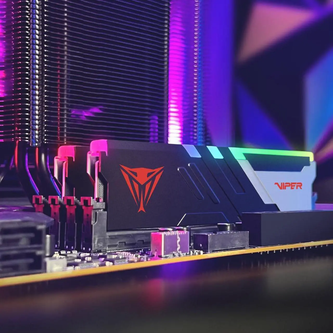 Alt view image 4 of 5 - Patriot Memory Viper Venom RGB DDR5 RAM 64GB (2X32GB) 5600MHz CL40 1.35v UDIMM Desktop Gaming Memory Kit Compatible with Intel XMP/AMD Expo - PVVR564G560C40K