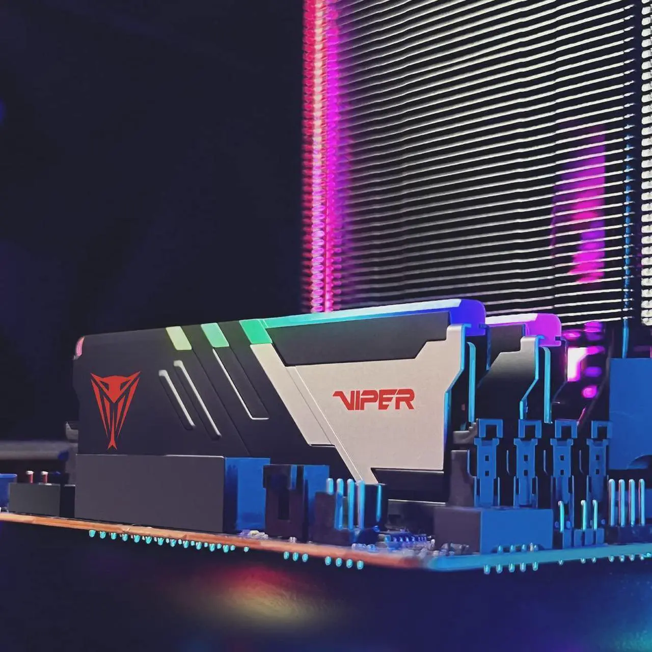 Alt view image 5 of 5 - Patriot Memory Viper Venom RGB DDR5 RAM 64GB (2X32GB) 5600MHz CL40 1.35v UDIMM Desktop Gaming Memory Kit Compatible with Intel XMP/AMD Expo - PVVR564G560C40K