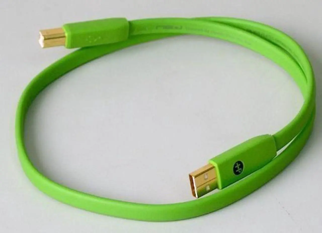 Alt view image 2 of 2 - Neo by Oyaide d+ USB (Class B)  Hi-Speed and Durable Digital Cable for DJs, Musicians and Producers, Green