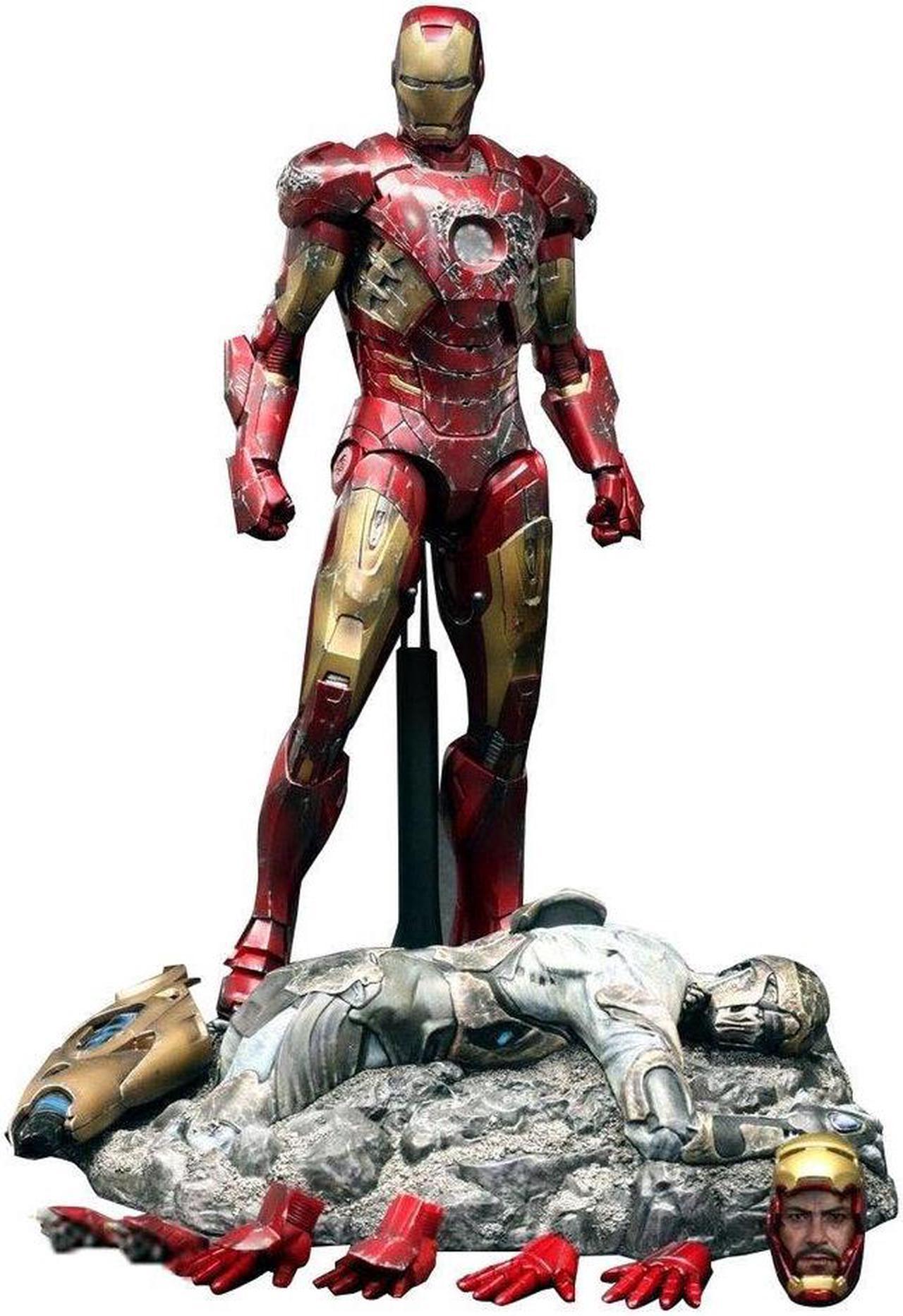 Figure Hot Toys MMS196 - Marvel Comics - The Avengers - Iron Man Battle Damaged Version Mark 7