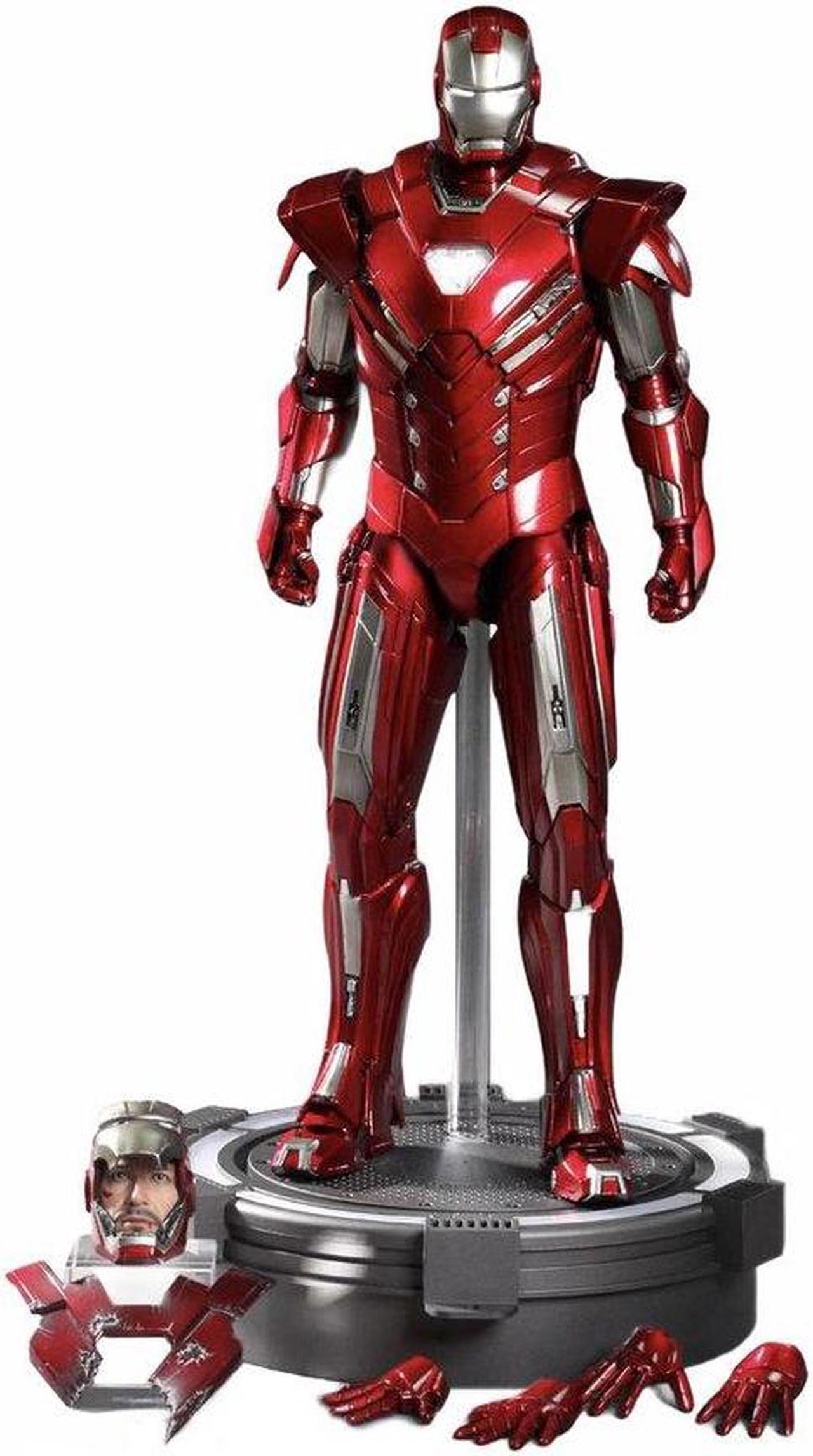 Figure Hot Toys MMS213 - Marvel Comics - Iron Man 3 - Iron Man Silver Centurion Mark 33 Deluxe Version