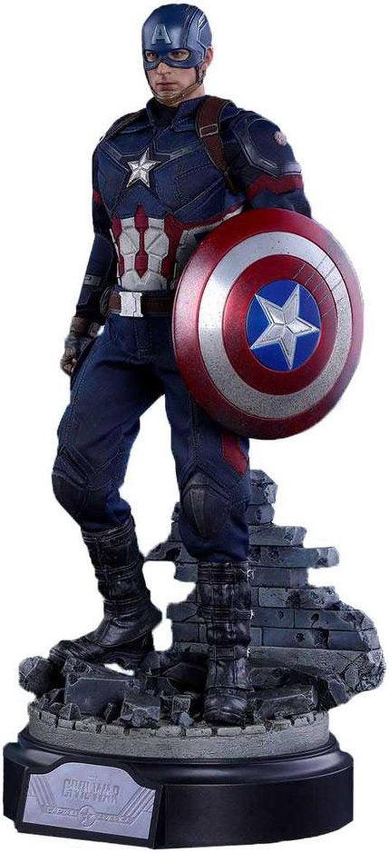 Figure Hot Toys MMS360 - Marvel Comics - Captain America : Civil War - Captain America Battling Version