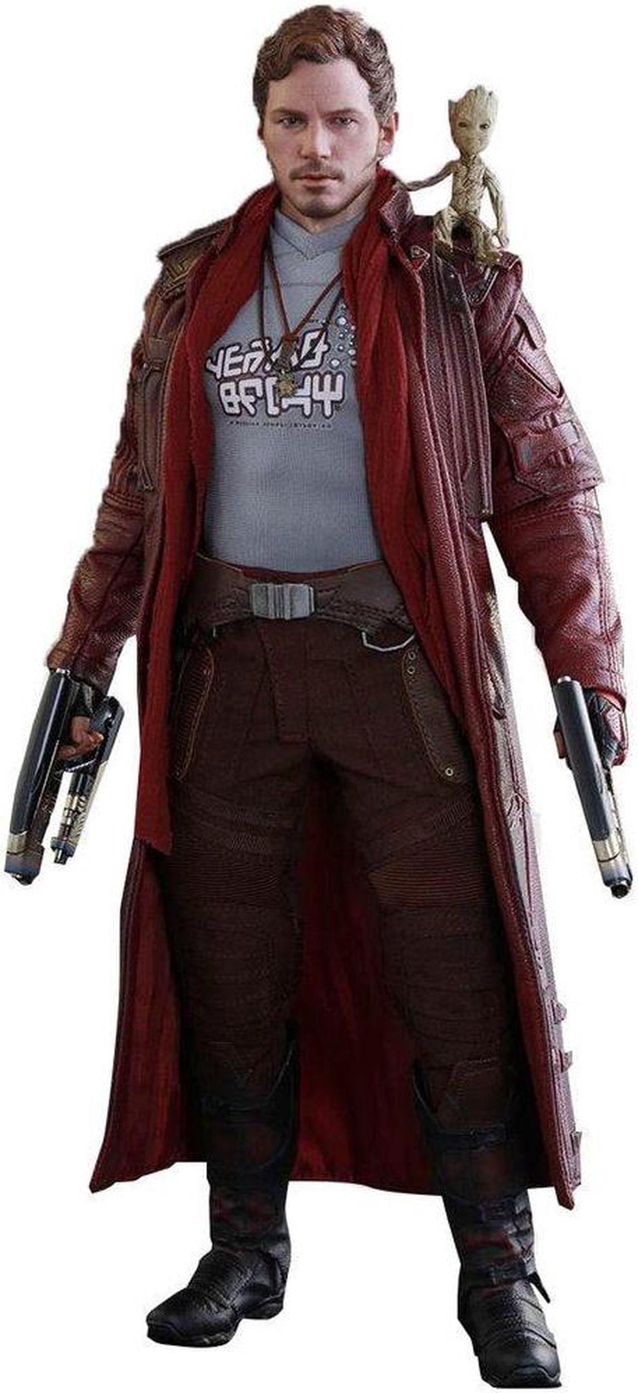 Hot Toys Star-Lord (Deluxe Version) 1/6 Scale Collectible Marvel Guardians of the Galaxy Volume 2 Movie Figure