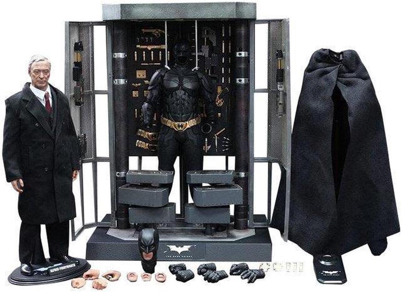 Figure Hot Toys MMS235 - DC Comics - The Dark Knight - Batman Armory With Alfred Pennyworth