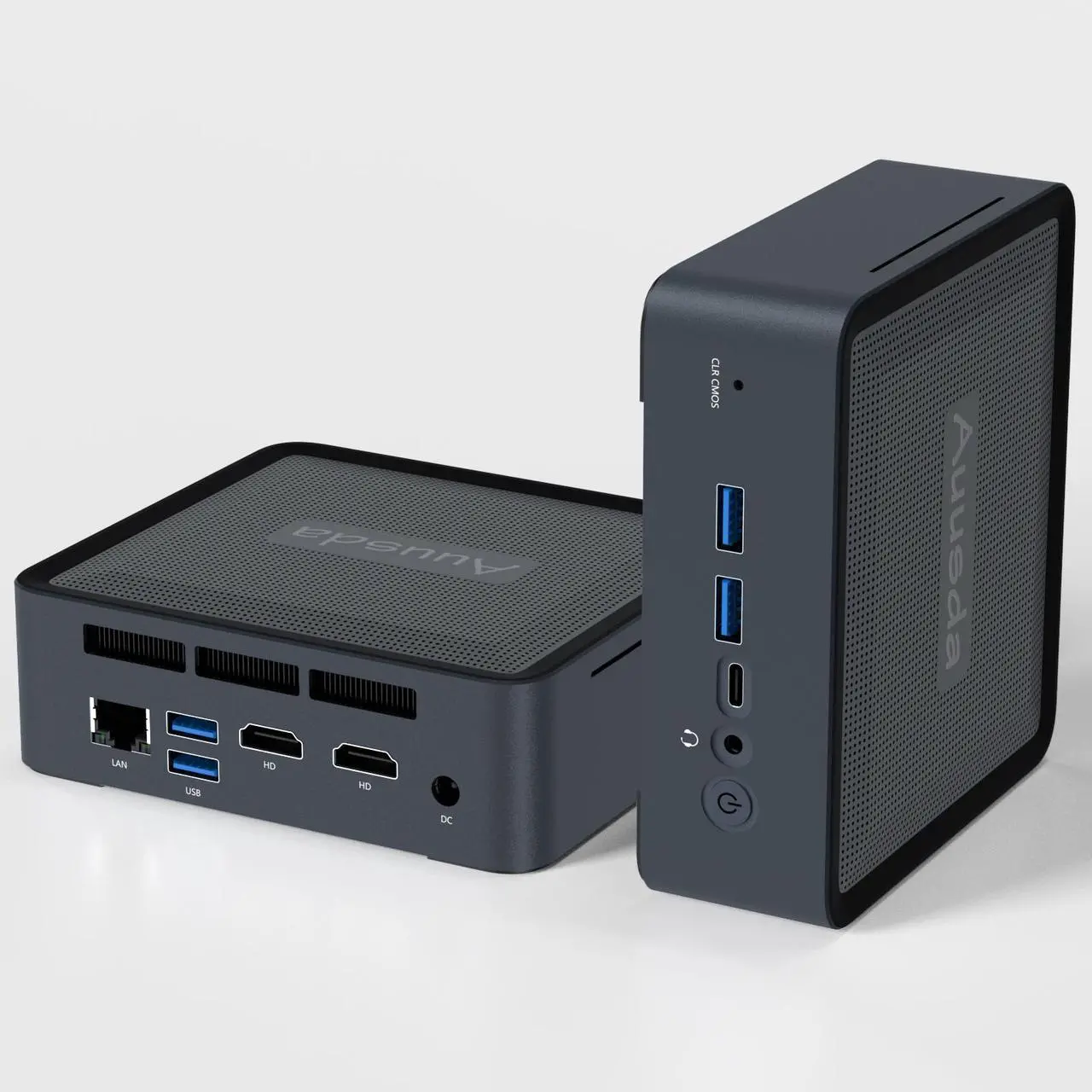 Main image of Auusda Mini PC AMD Ryzen 5 5600H Processors (6 Cores 12 Threads 4.20GHz) 32GB DDR4 RAM 512GB NVME SSD Mini Computer, WiFi 6E, Bluetooth 5.2