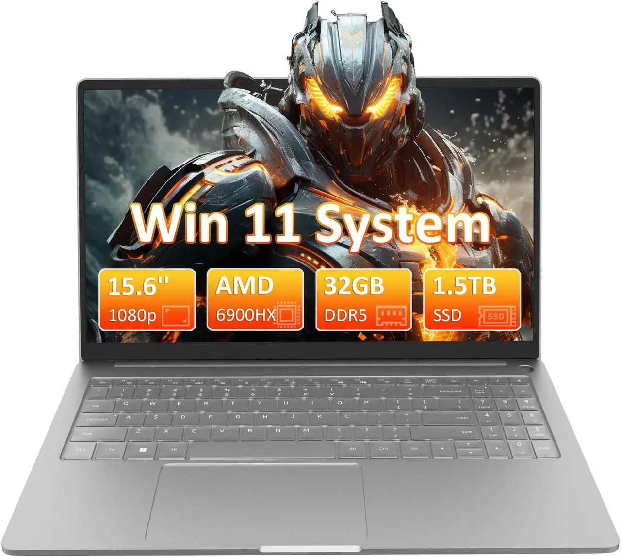 Auusda 15.6" Gaming Laptop w/AMD Ryzen 9 6900HX 3.34.9GHz, 32GB DDR5