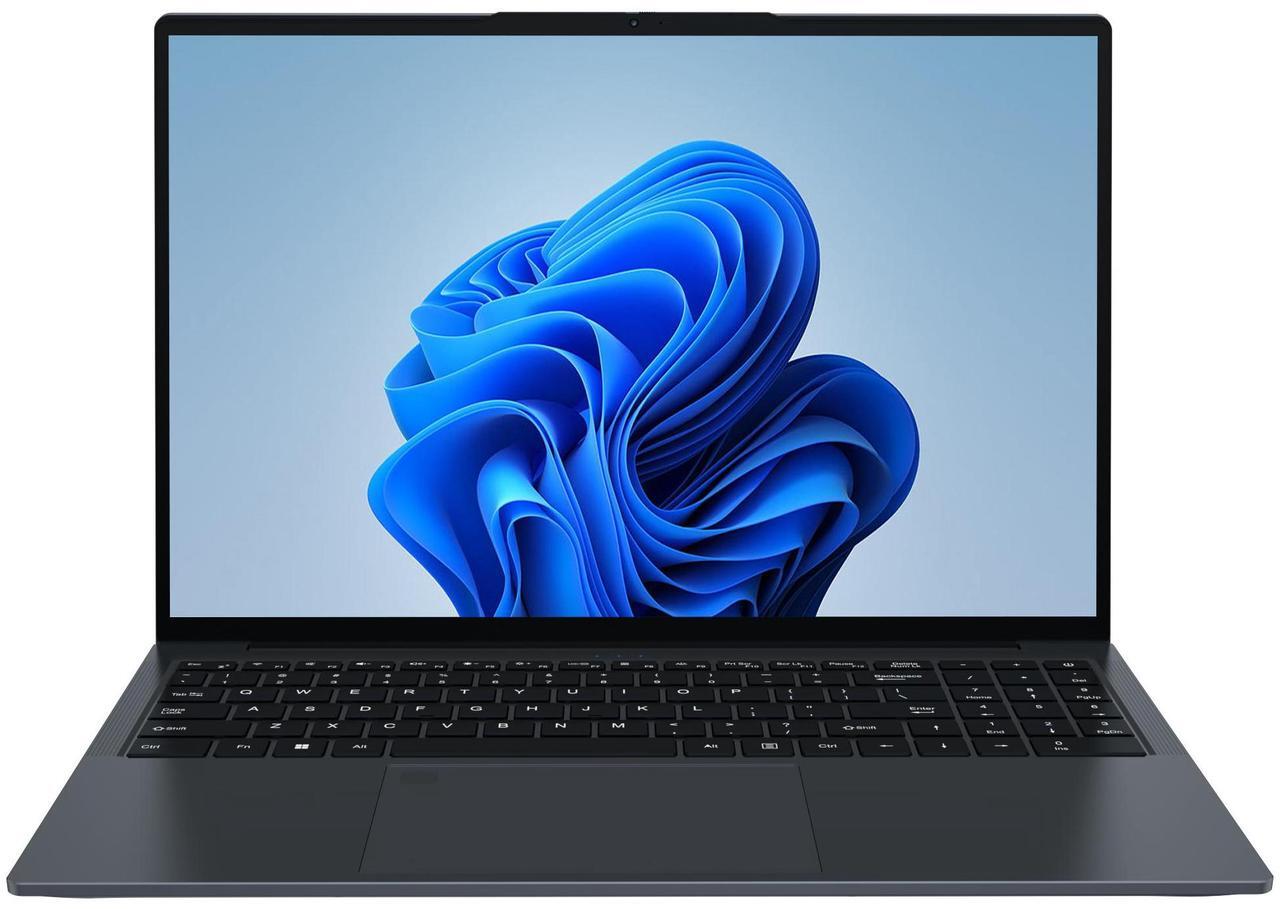 Alt view image 4 of 7 - Auusda 16" Business Laptop, Windows 11 Pro Laptop Computer, AMD Ryzen 7430U, 32GB RAM 1TB SSD, Backlight, Fingerprint, Gray