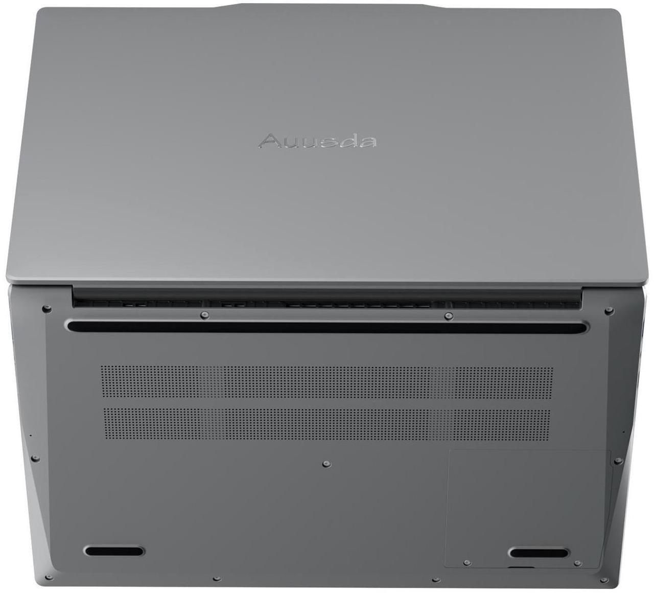 Alt view image 7 of 7 - Auusda 14.1" Windows 11 Pro Home Laptop, 8GB RAM 512GB SSD, Intel Celeron N5095 Computer, 1080p Screen, Silver