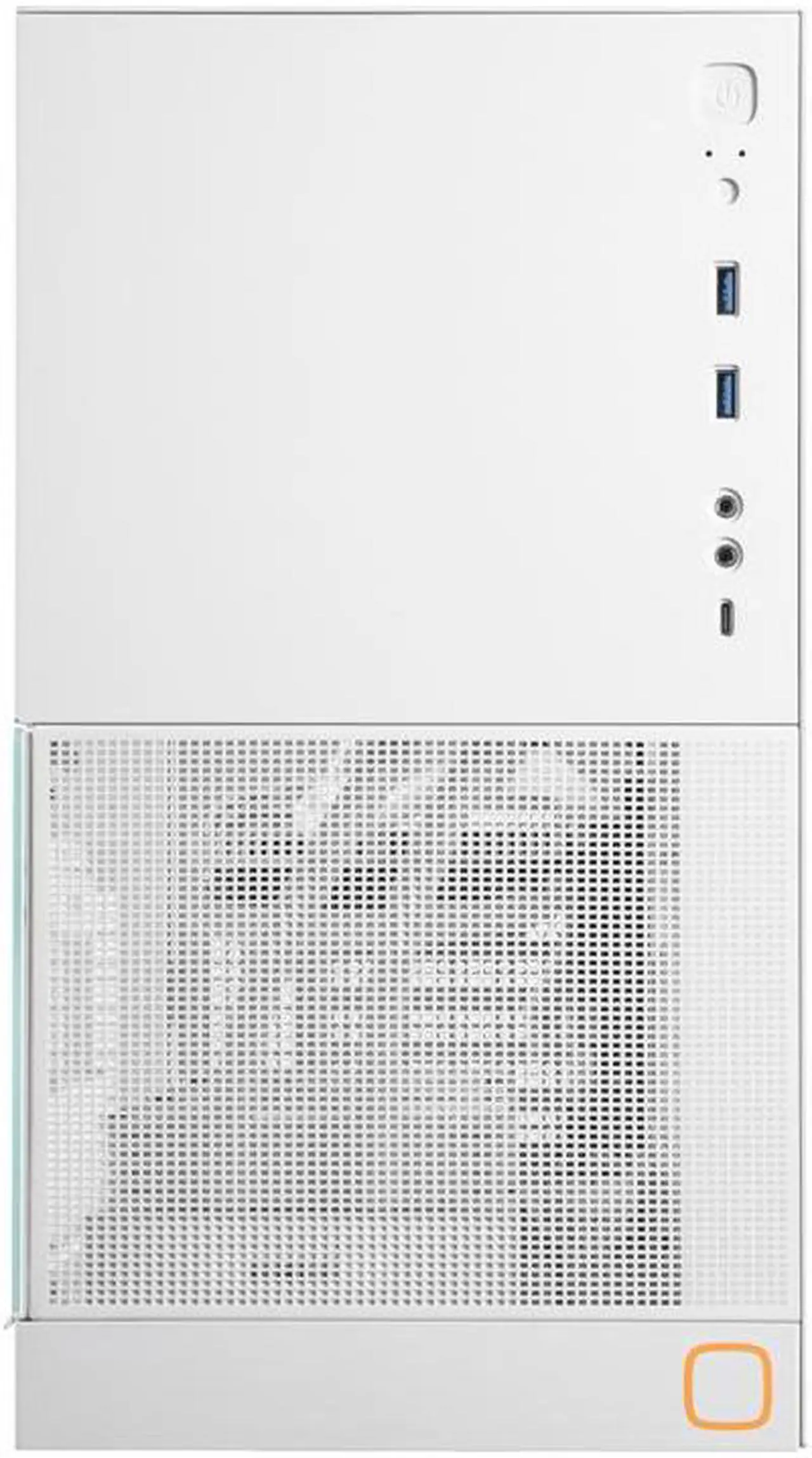 Alt view image 2 of 7 - Geometric Future M4 King Arthur White mid/Mini Tower, E-ATX/ATX Gaming Case, Glass/ 1.2mm Steel, Vertical Air Tunnel Design, Type C, 360/240 Radiator, Vertical GPU Mount, GEO-M4-KAW(PC Case ONLY)