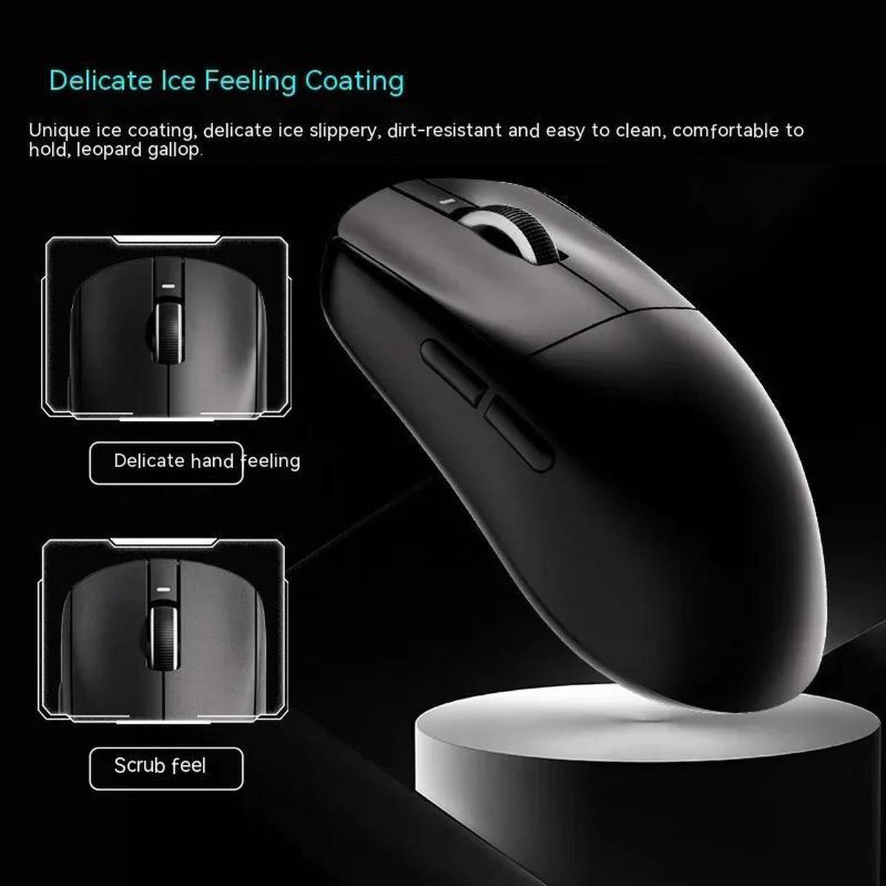 Alt view image 3 of 6 - VGN VXE Dragonfly R1 Wireless Gamer Mouse PAW3395 Sensor 48g 4KHz Rechargeable Type-C PC Gamer Mouse for FPS Gaming