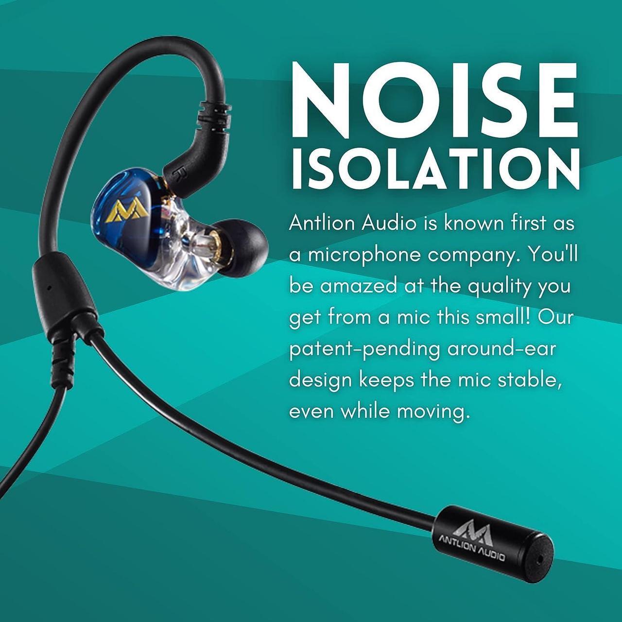Alt view image 4 of 6 - Antlion Audio Kimura Duo in-Ear Headset (IEM Headset)