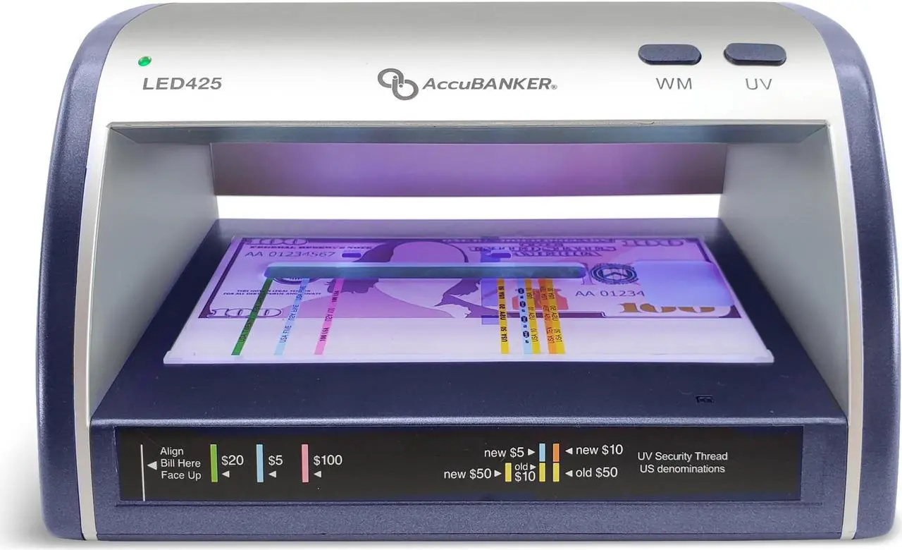 Alt view image 3 of 5 - LED425 Counterfeit Bill/Document Validator with Guide